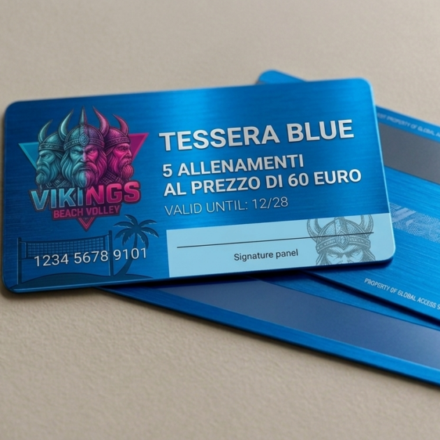 CONTRIBUTO TESSERA BLUE - 5 ALLENAMENTI
